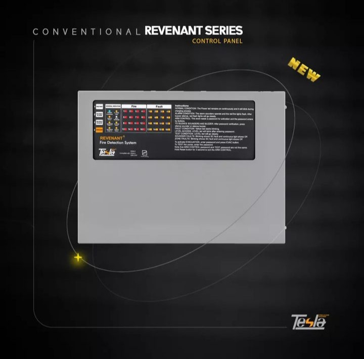 تابلو مرکزی اعلان حریق تسلا ( از ۲ تا ۱۸ زون ) _ پنل مرکزی اعلام حریق تسلا _ تابلو اعلام حریق تسلا