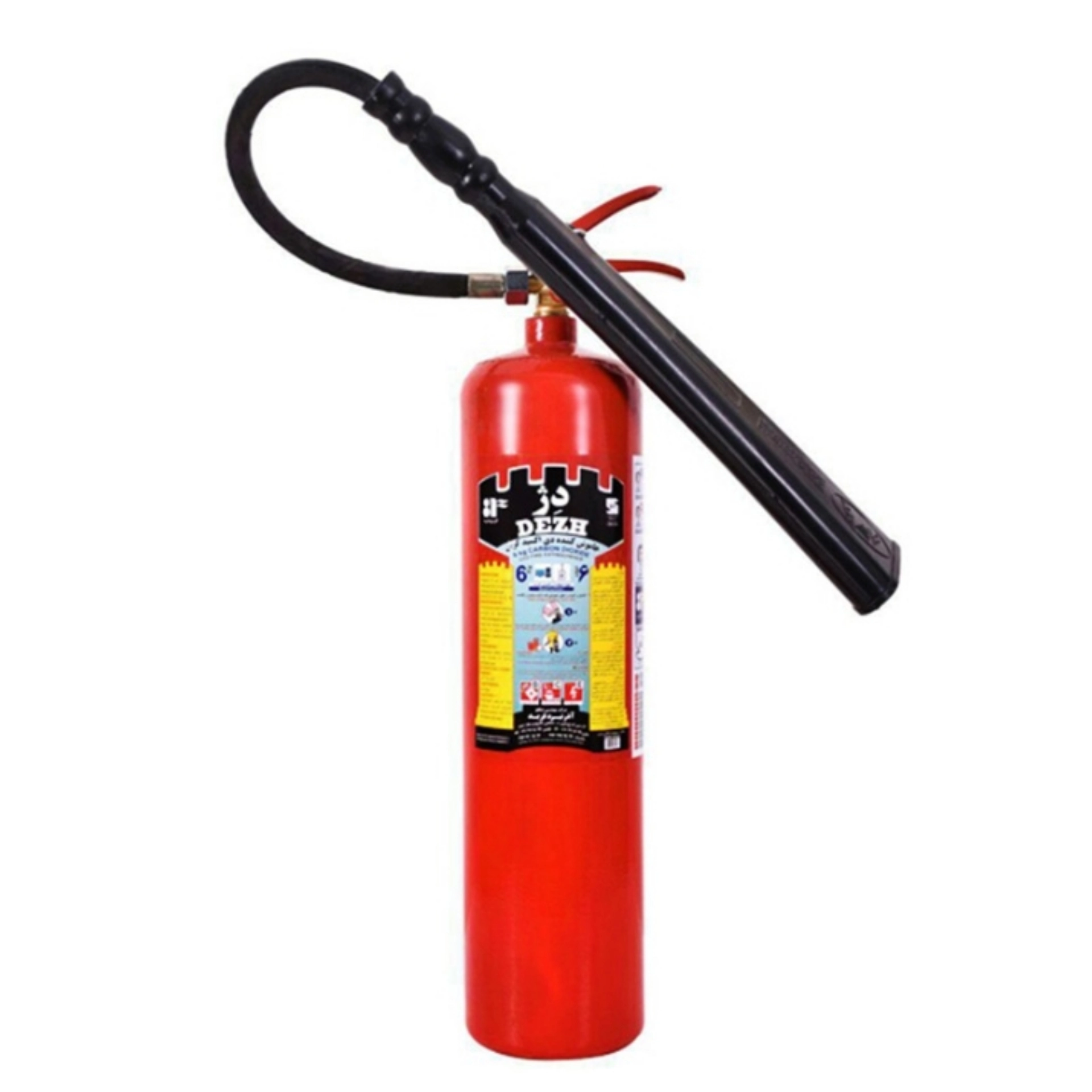 کپسول آتش نشانی ۶کیلو گرمی 6 kg Co2 fire extinguisher Co2