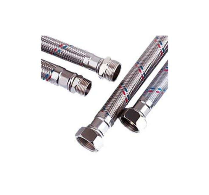 شلنگ پکیجی تمام فلزی 0.5 متری package hose 0.5 m 3.4 inch 3/4