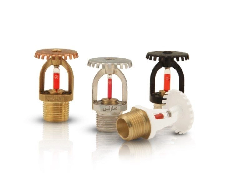 اسپرینکلرآتش نشانی بالازن واکنش سریع۶۸درجه هارنس سایز ۱/۲ 68 degree fire sprinkler, high pressure, quick response, size 1/2 harness