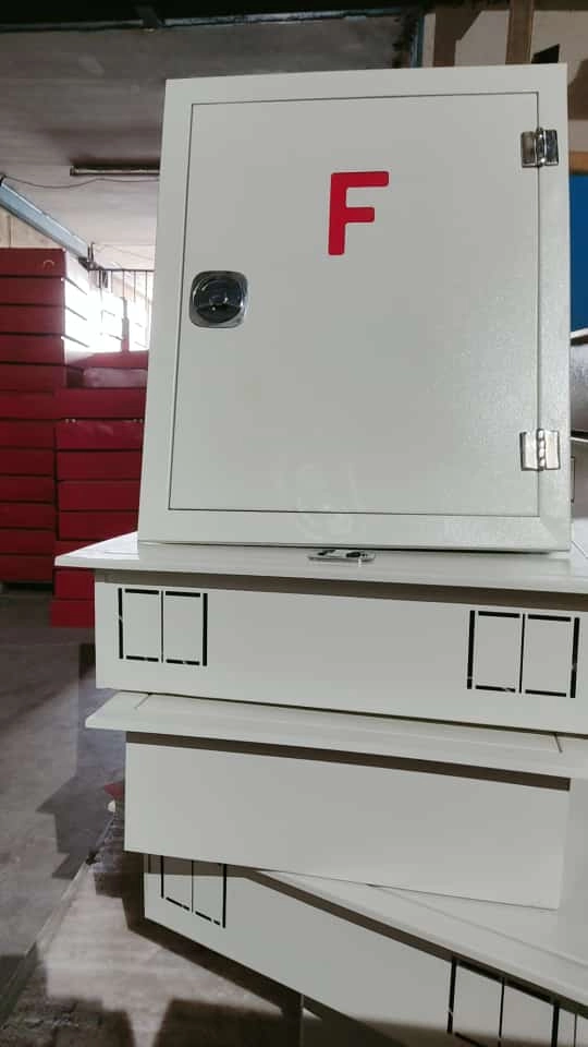 جعبه آتش نشانی روکار و توکار ۶۰×۵۰ ورق Fire box 50×60 ۱