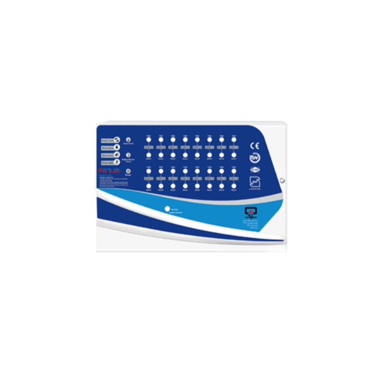 پنل مرکزی اعلام حریق سایان ۲ تا ۲۴ زون The central fire alarm panel of Sayan 2 to 24 zones