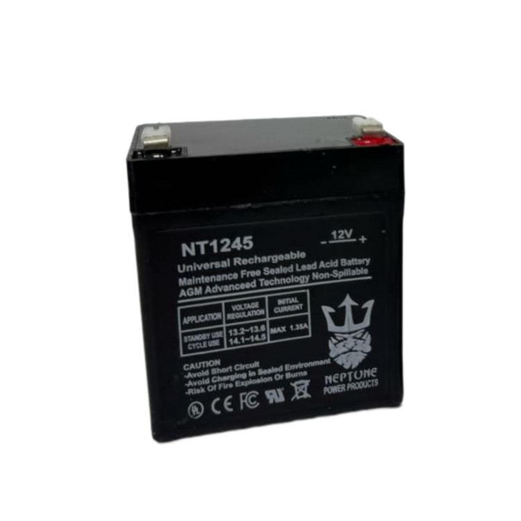 باتری ۱۲ ولت ۴.۵ آمپر پاور نپتون _ باتری ۱۲ ولت _ باتری پاور نپتون _ باتری اعلام حریق _ باطری _ باطری نپتون _ باطری اعلام حریق