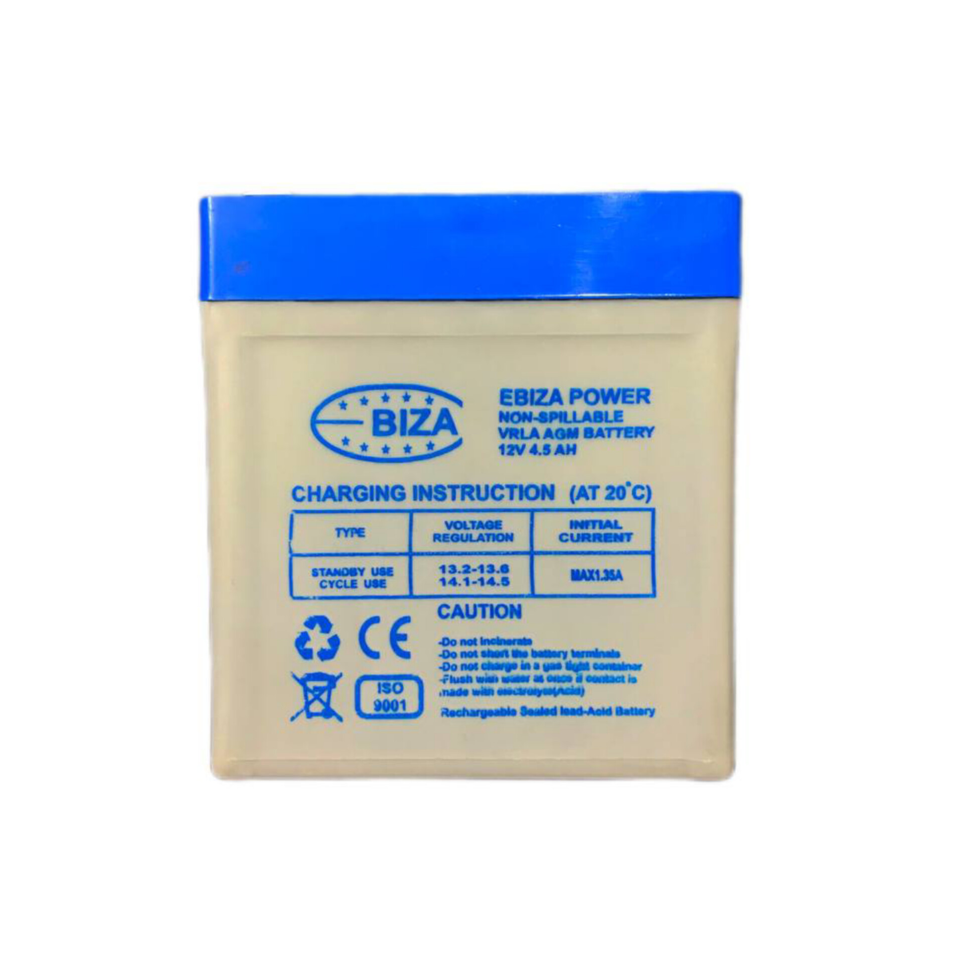 باتری ۱۲ ولت ۴.۵ آمپر ایبیزا _ باتری ۱۲ ولت _ باتری ایبیزا _ باتری اعلام حریق _ باطری _ ایبیزا _ باطری اعلام حریق